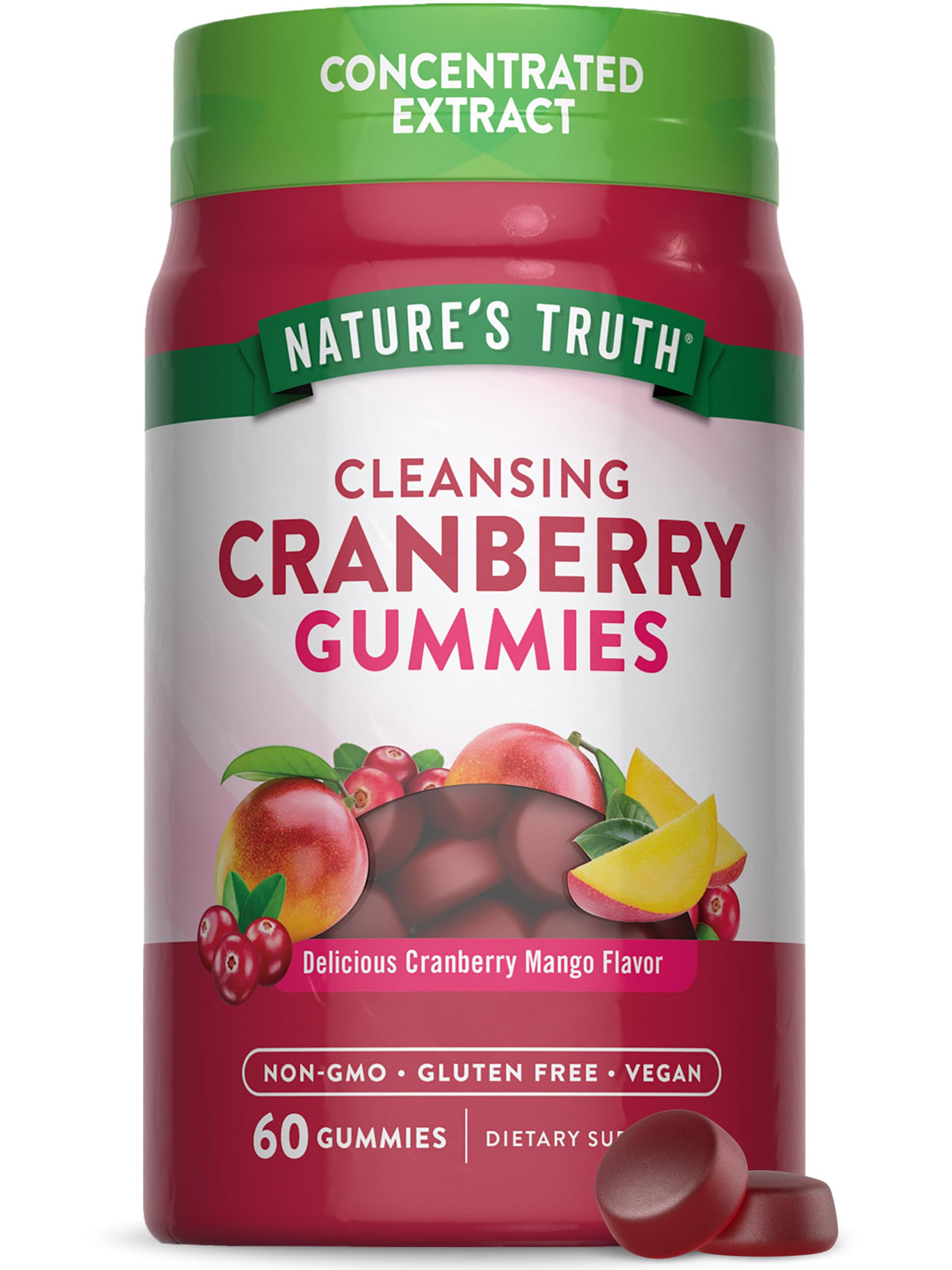 Nature's Truth Cranberry Gummies - 60 Count