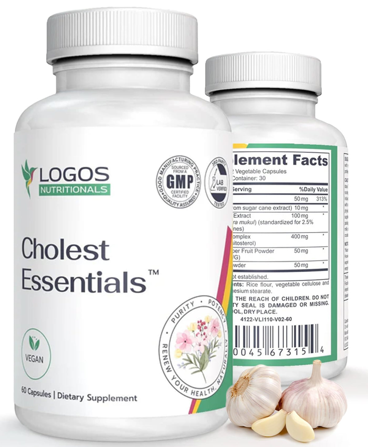 logos nutritionals Cholest Essentials - 60 Capsules