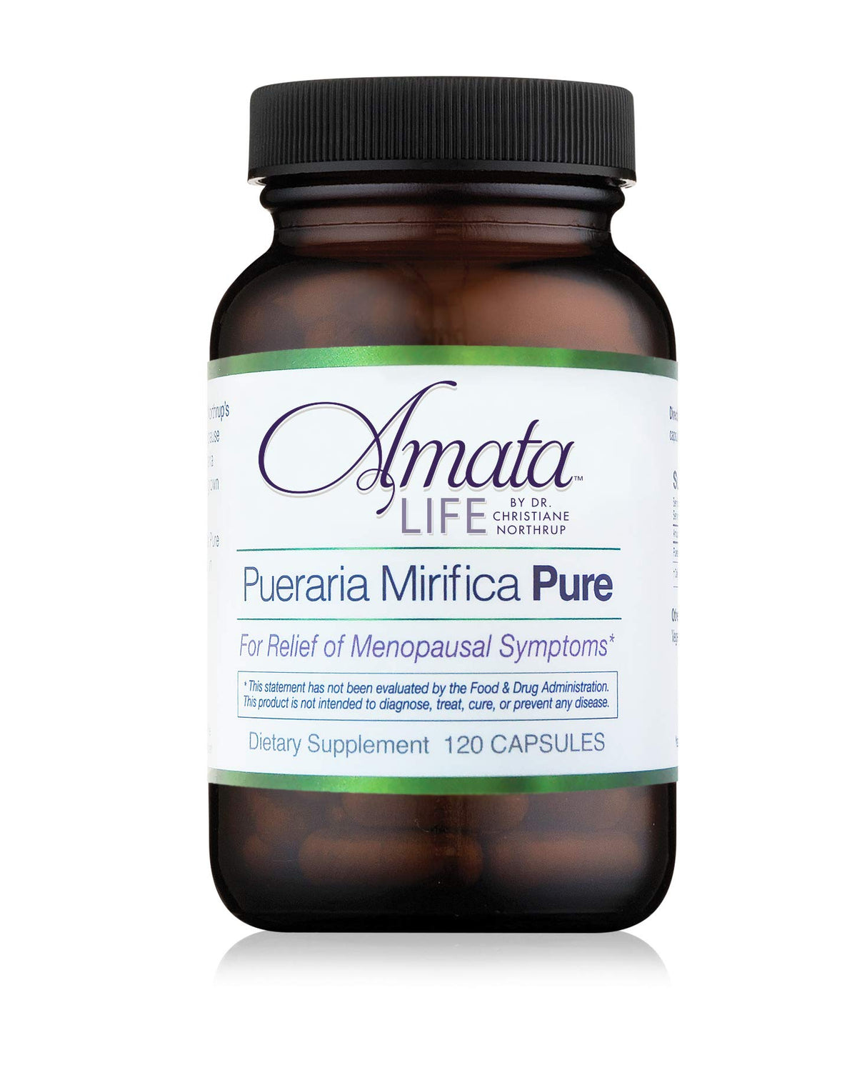 Amata Life Pueraria Mirifica Pure Capsules for Menopause - 120 Capsules