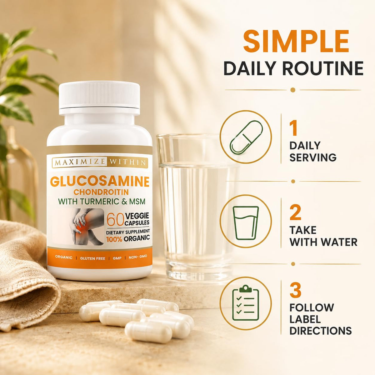 Maximize Within Glucosamine Chondroitin with Turmeric & MSM - image 6