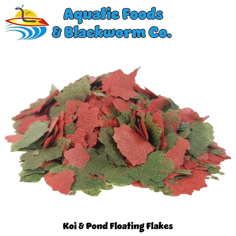 Aquatic Foods Inc. Koi & Pond Fish Krill Flakes. Arctic Krill Flakes