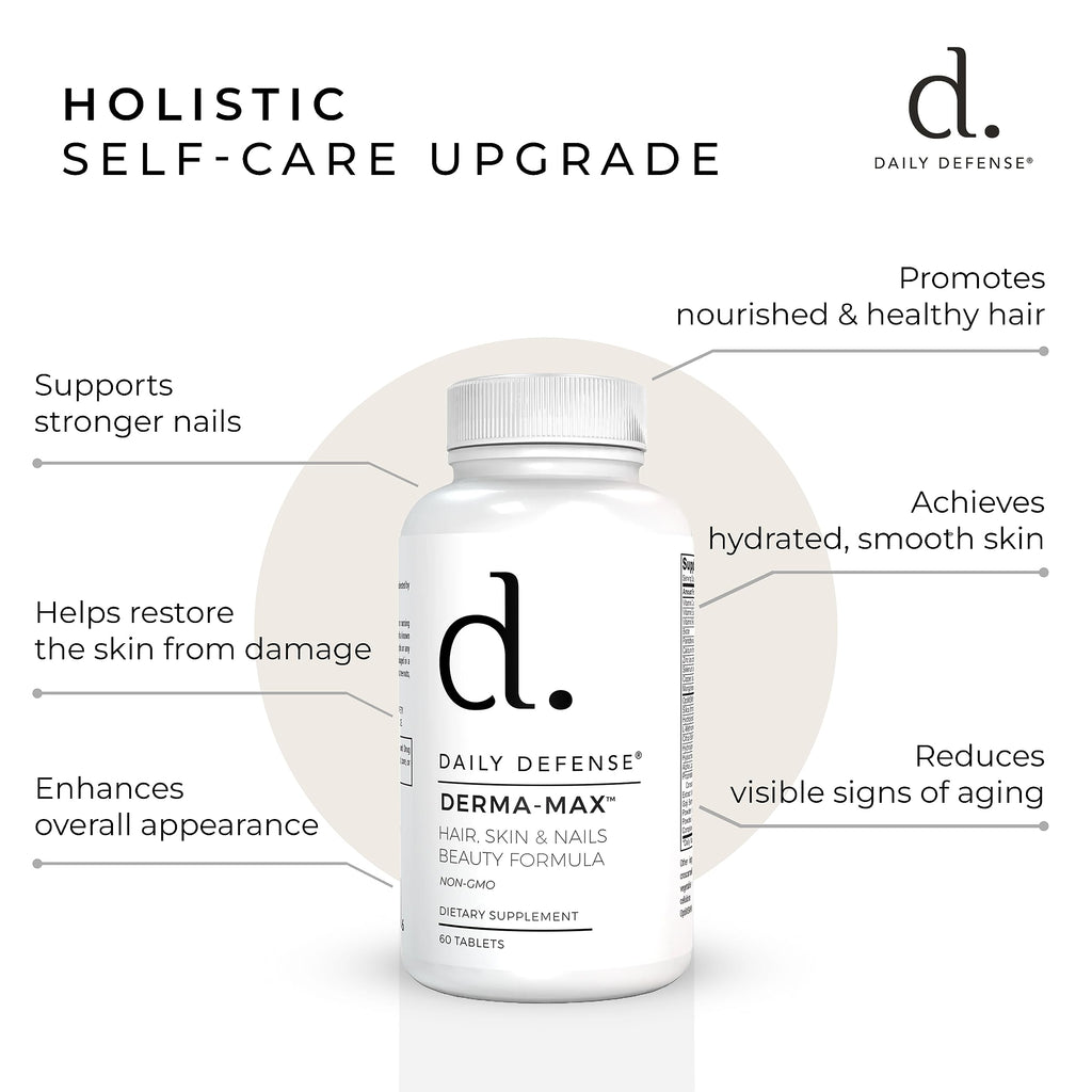 Daily Defense Collagen Supplements for Hair, Skin & Nails - 60 Tablets - image 5