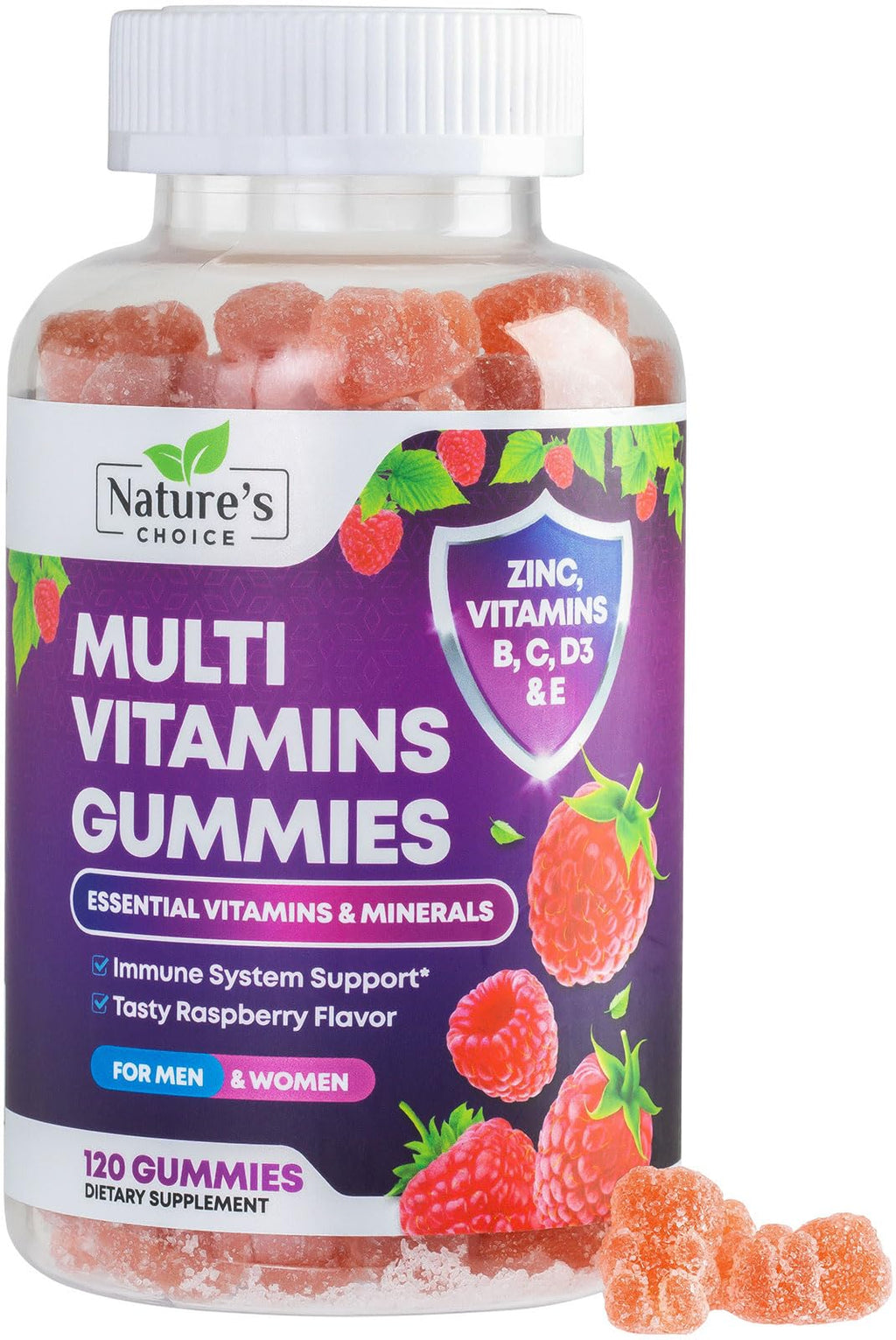 Nature's Choice Multivitamin Gummies 14-in-1 Formula - 120 Gummies