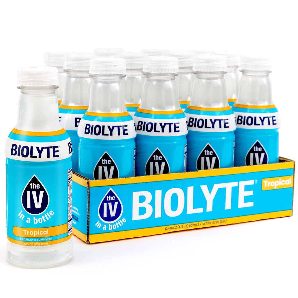 BIOLYTE Electrolyte Drink for Rapid Hydration - 12-Pack