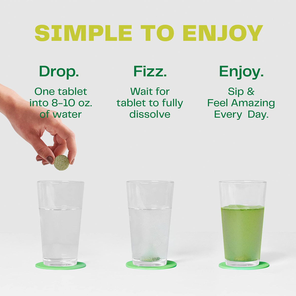 Amazing Grass Green Superfood Fizzy Tablets Lemon Lime - 30 Count - image 7