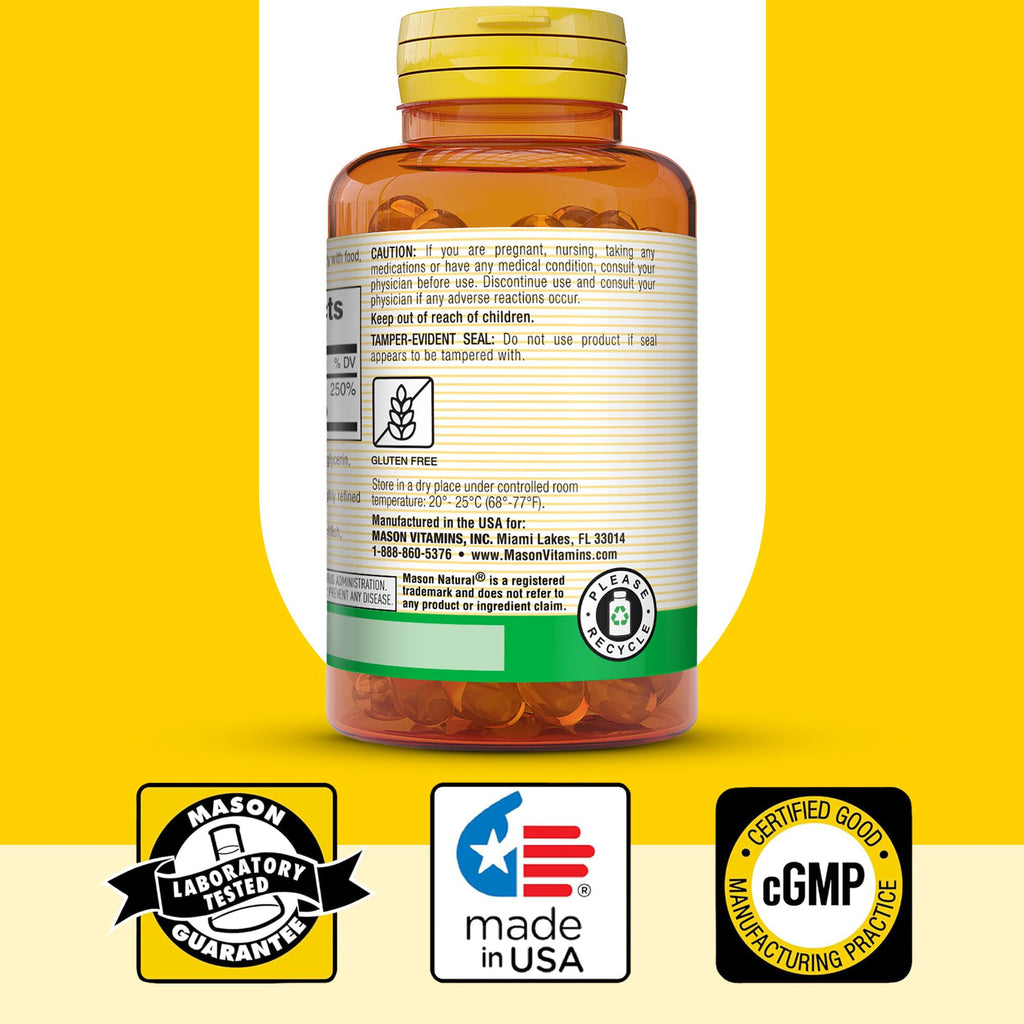 MASON NATURAL Vitamin D3, Bone & Muscle Support