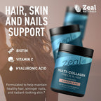 Zeal Naturals Premium Multi Collagen Peptides Protein Powder - image 9