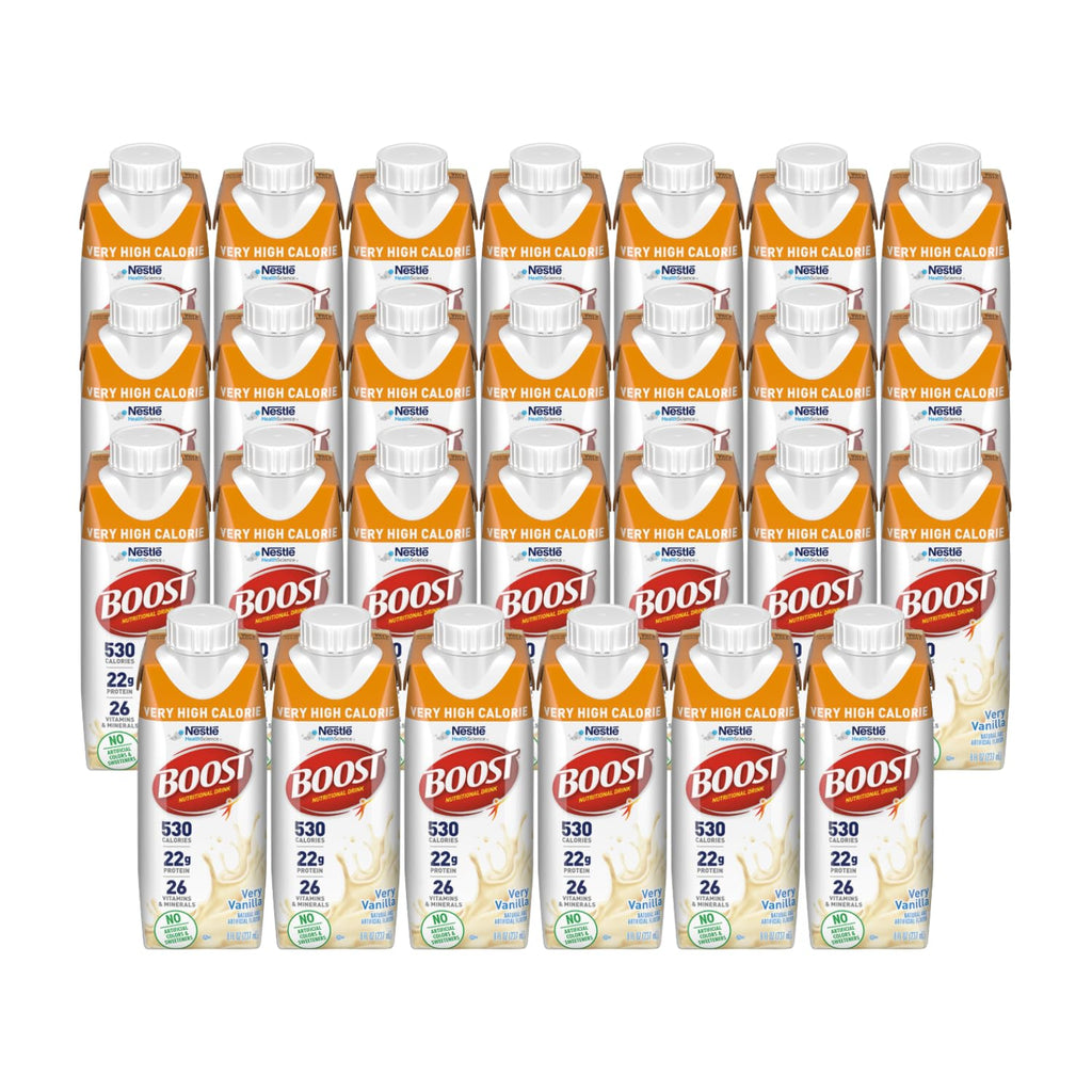 BOOST Very High Calorie Nutritional Drink Vanilla - 27 Pack