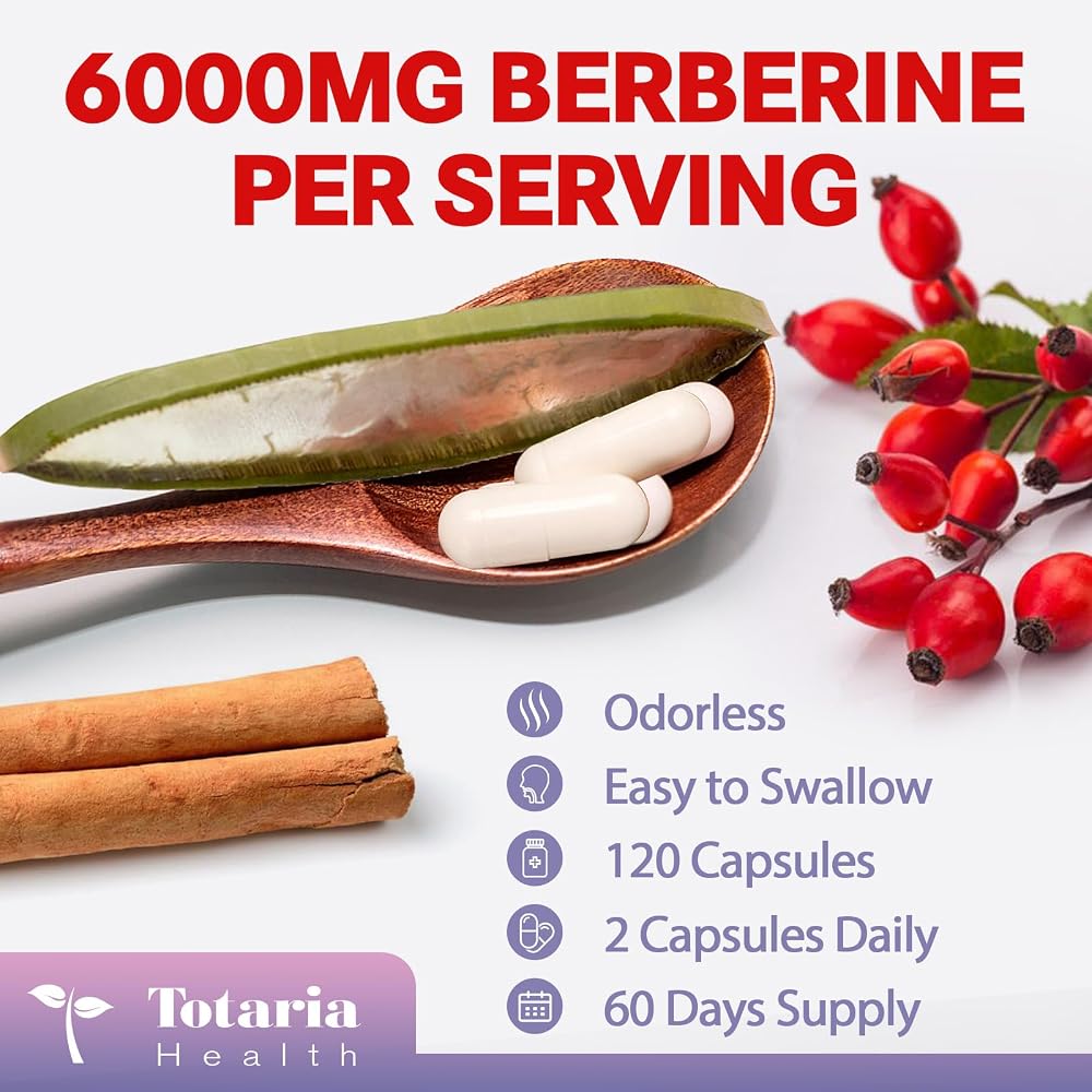 Totaria Berberine Supplement with Ceylon Cinnamon & Milk Thistle - image 5