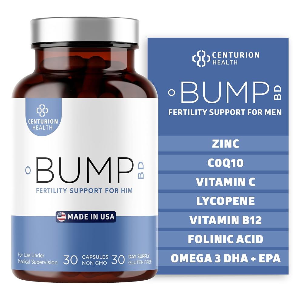 Centurion Health Bump BD Male Prenatal Vitamins - 30 Capsules