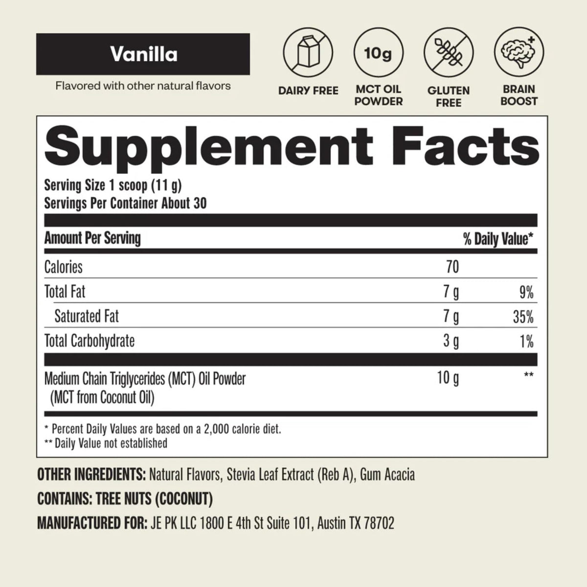 Perfect Keto MCT Oil Powder