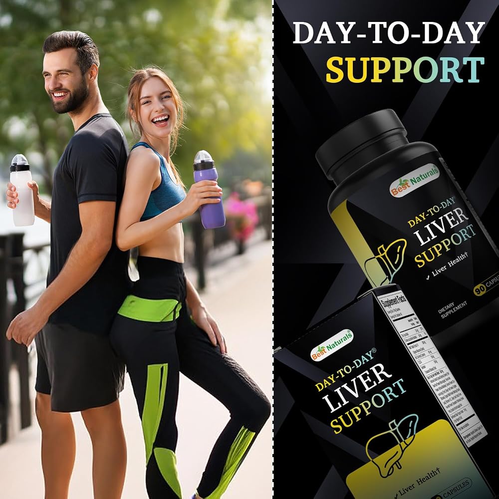 Best Naturals Day to Day Liver Support - 90 Vegetarian Capsules - image 4
