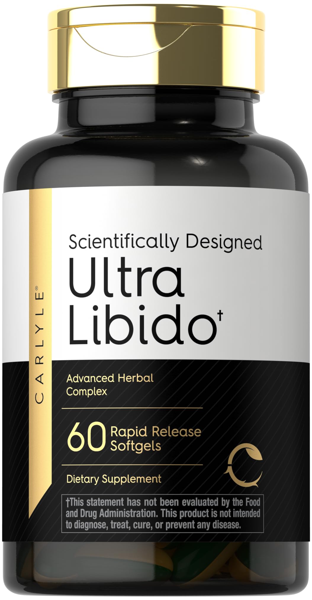 Carlyle Ultra Libido Supplement for Men - 60 Softgels