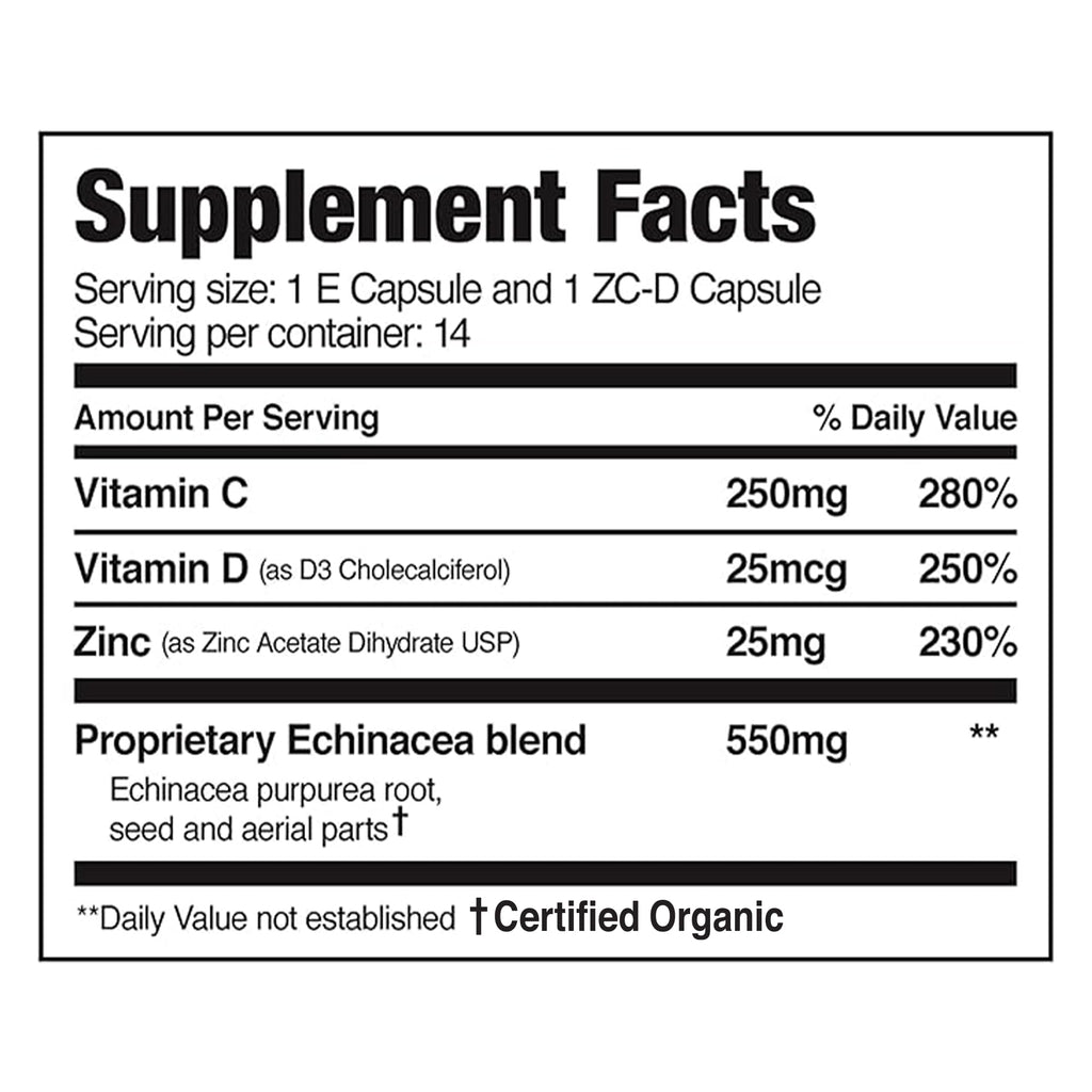 EZC Pak 5-Day Immune System Booster with Echinacea