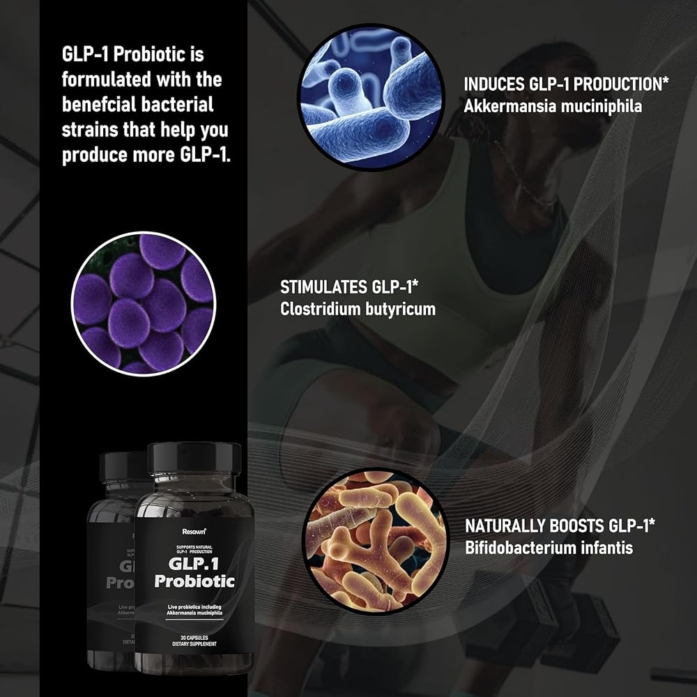 MAPUG GLP-1 Probiotic 30 Capsules - 500M AFU Multi-Strain Probiotic +