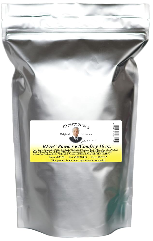 Christopher's Original Formulas BF and C Powder with Comfrey - 1 lb