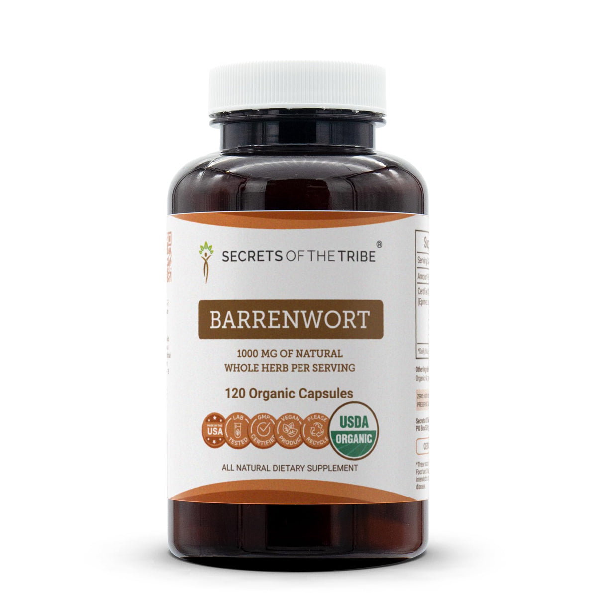 Secrets of the Tribe Barrenwort USDA Organic