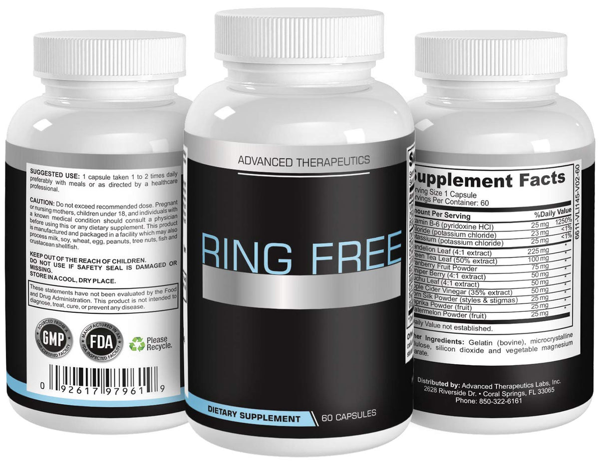 Ring Free Tinnitus Relief Supplement - 60 Capsules - image 4