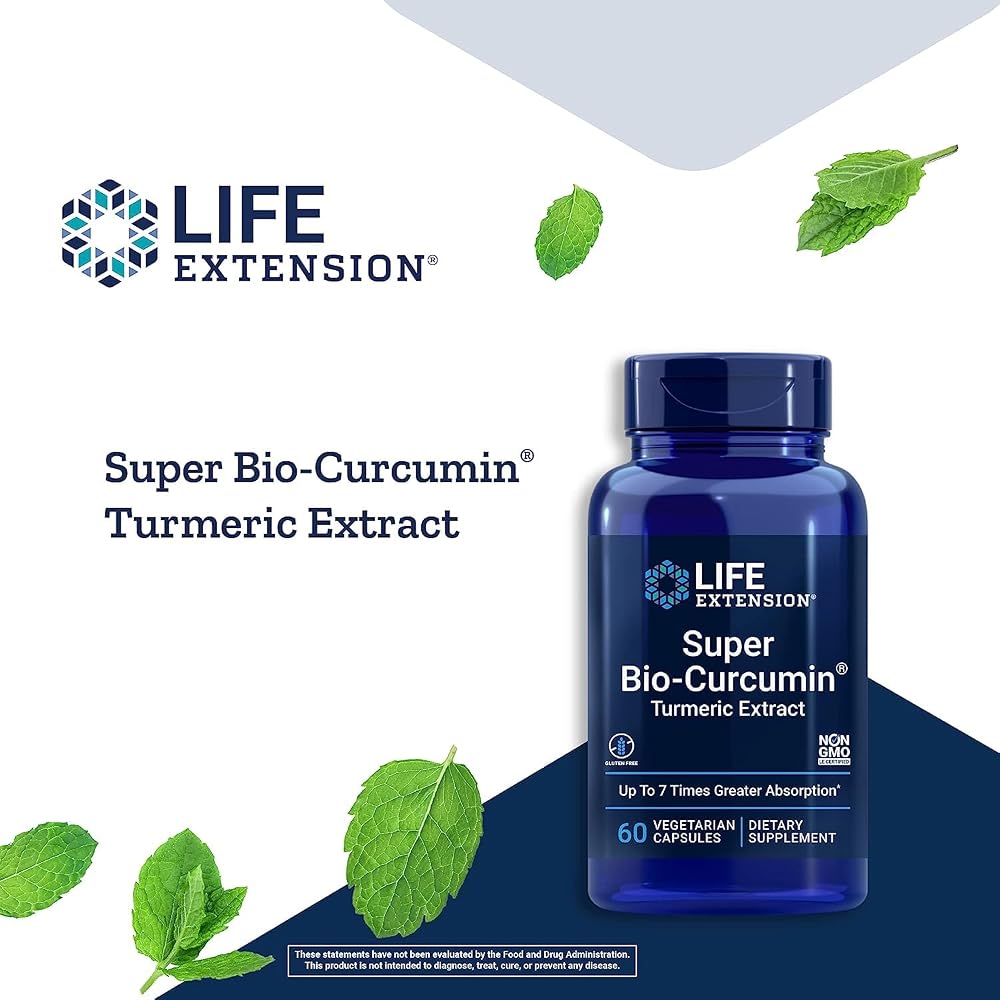 Life Extension Super Bio-Curcumin + Magnesium - 160 Capsules - image 3