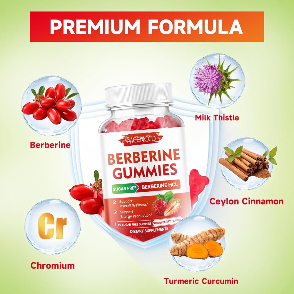 MEENCCD Sugar Free Berberine Gummies