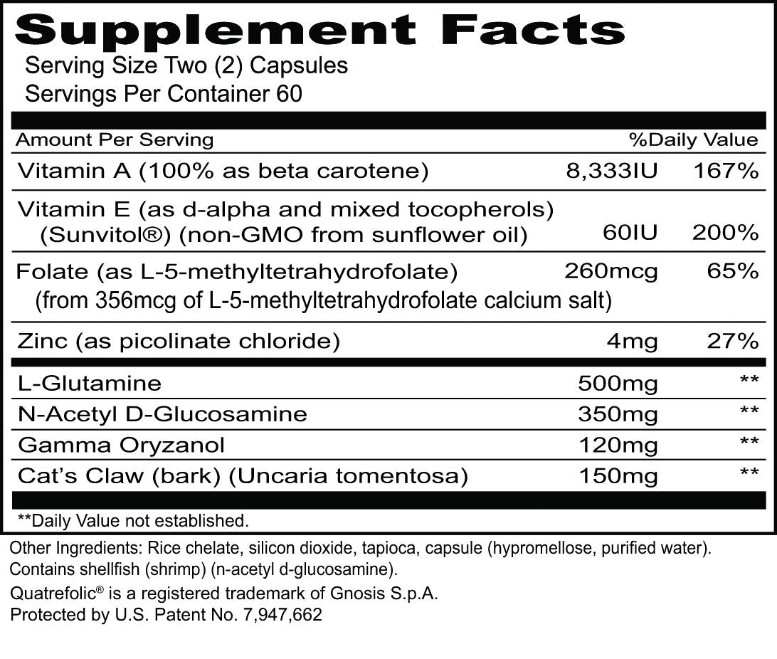 Priority One Vitamins L.G.S. Gastrointestinal Support - 120 Capsules - image 2