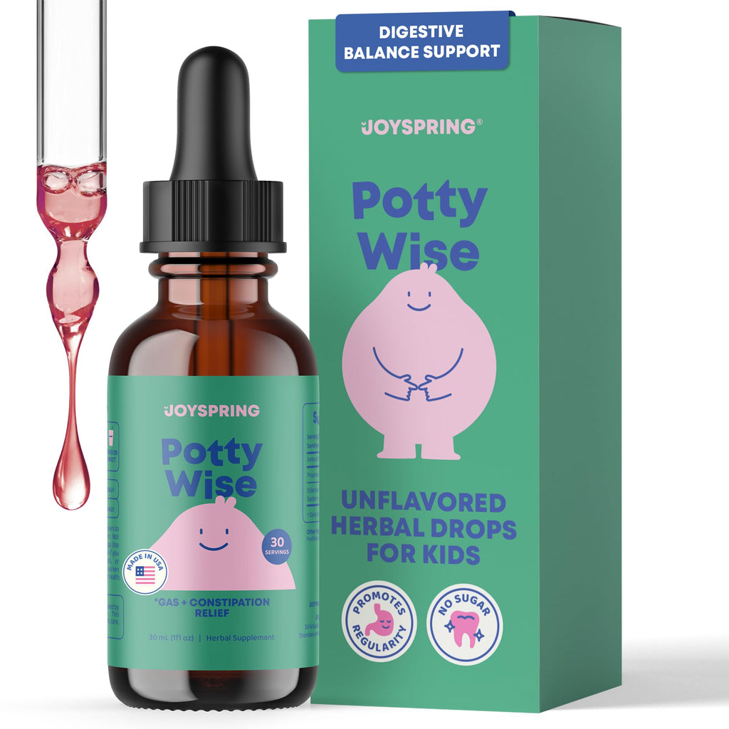 JoySpring Potty Wise Kids Digestive Drops Unflavored - 30 Servings