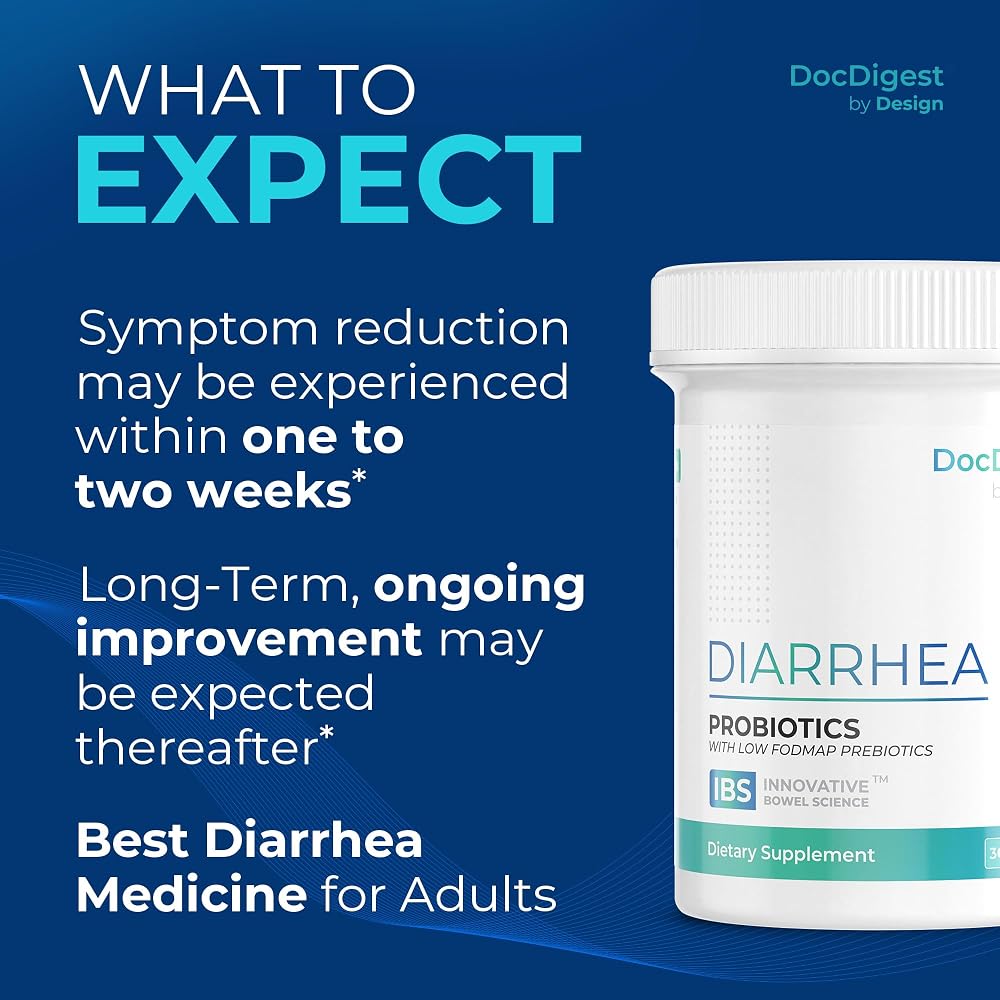 DocDigest by Design IBS Anti Diarrhea Probiotic - 30 Capsules - image 5