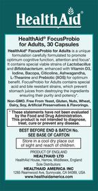HealthAid FocusProbio Gut-Brain Support Probiotic - 60 Tablets - image 3