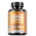 MEGNETA Vitamin B Complex for Men & Women Energy Support - 60 Capsules