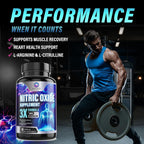 Nature's Peak Extra Strength Nitric Oxide Booster - 3X Strength