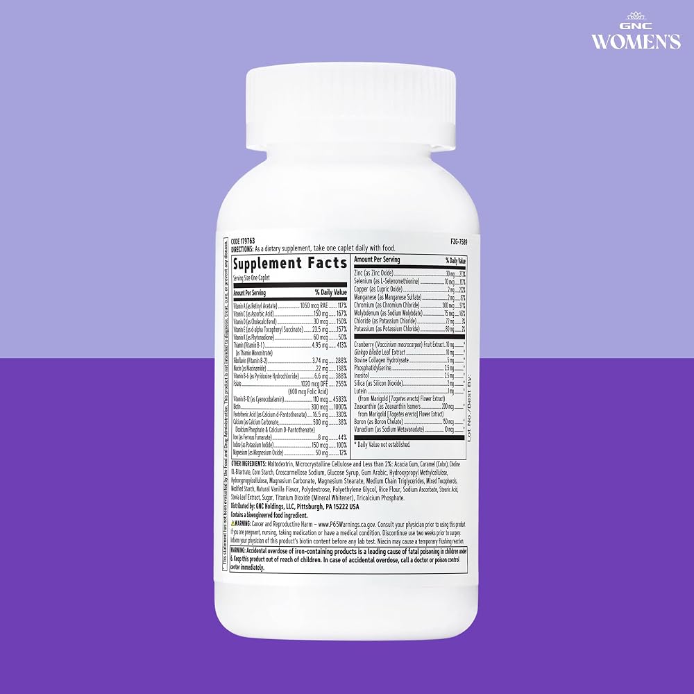 GNC Women's 50 Plus Multivitamin for Healthy Aging - 60 Caplets - image 7