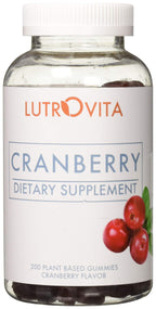 Lutrovita Cranberry Gummy Urinary Tract Support - 200 Count