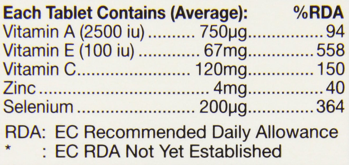 HealthAid Selenium Plus with Vitamins A, C, E & Zinc - 60 Tablets - image 7