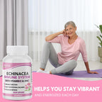 Arymar Echinacea 1000 mg with Vitamin C - 60 Capsules - image 4