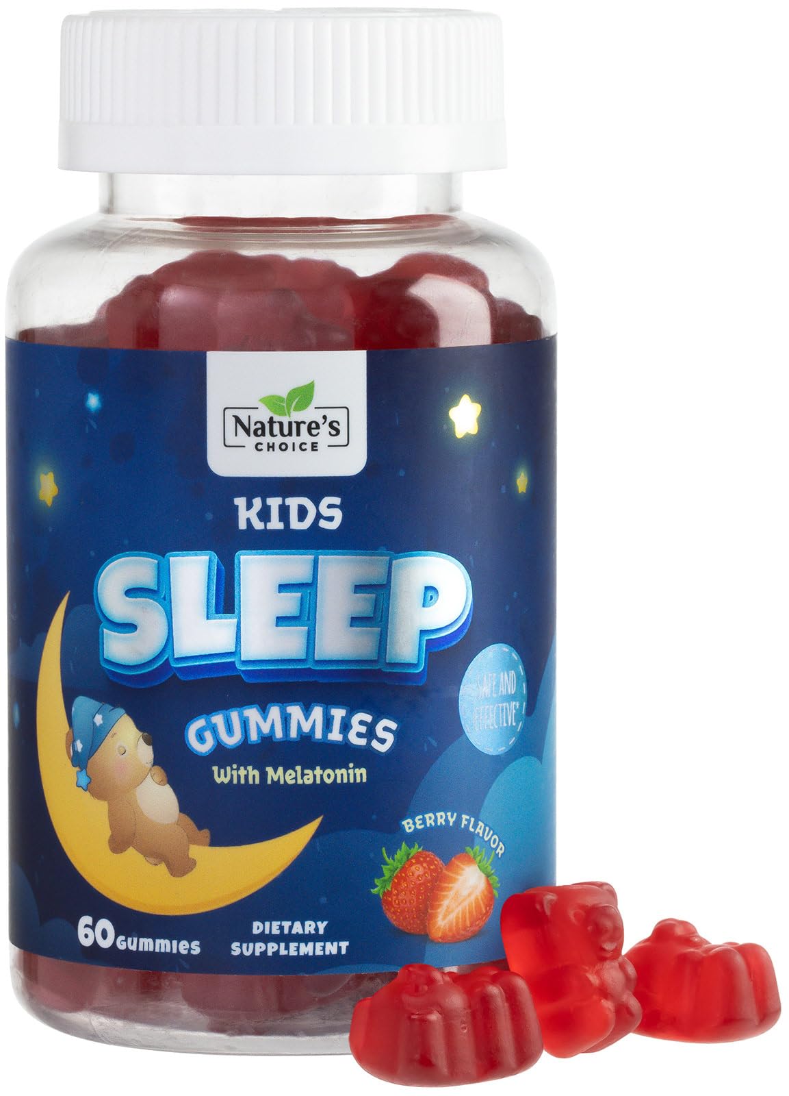 Nature's Choice Kids Melatonin Gummies 2mg - 60 Gummies