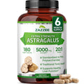 Zazzee Extra Strength Astragalus Root 20:1 Extract - 180 Capsules