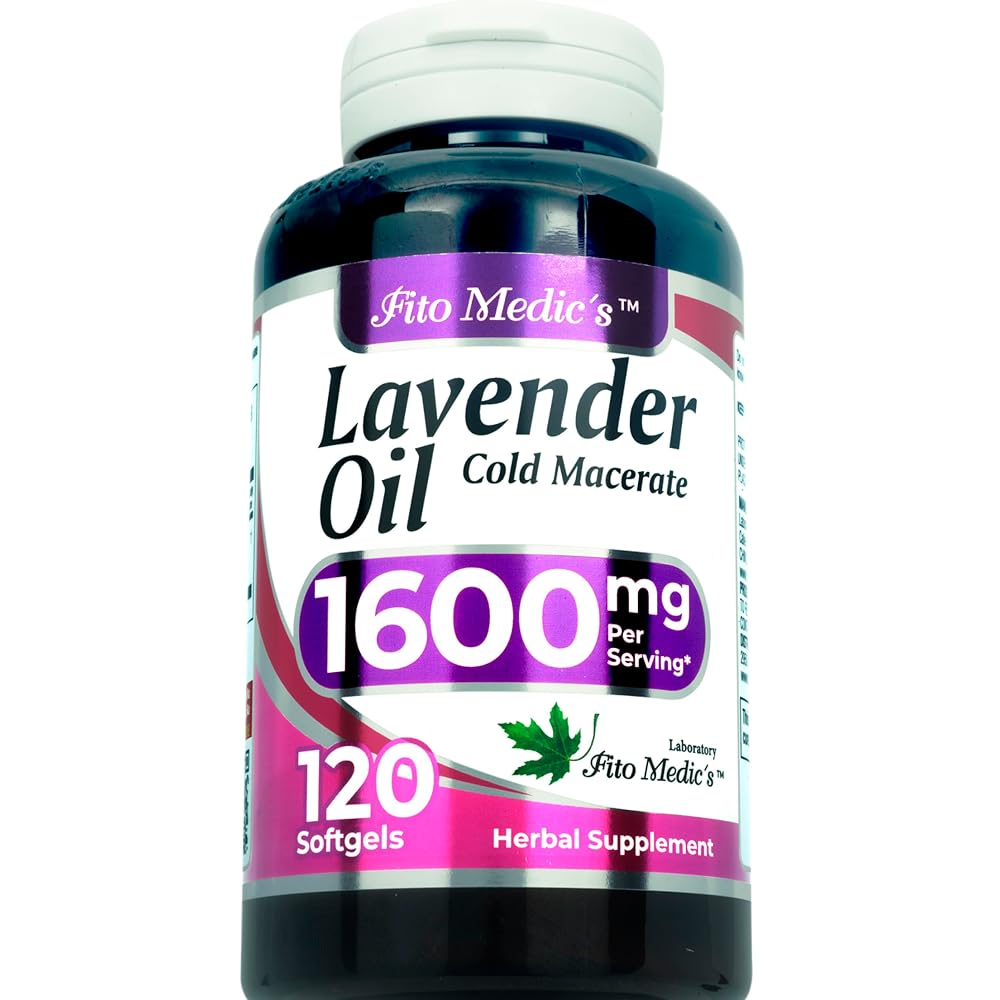 FITO MEDIC'S Lavender Pills 1600 mg - 120 Softgels - image 2