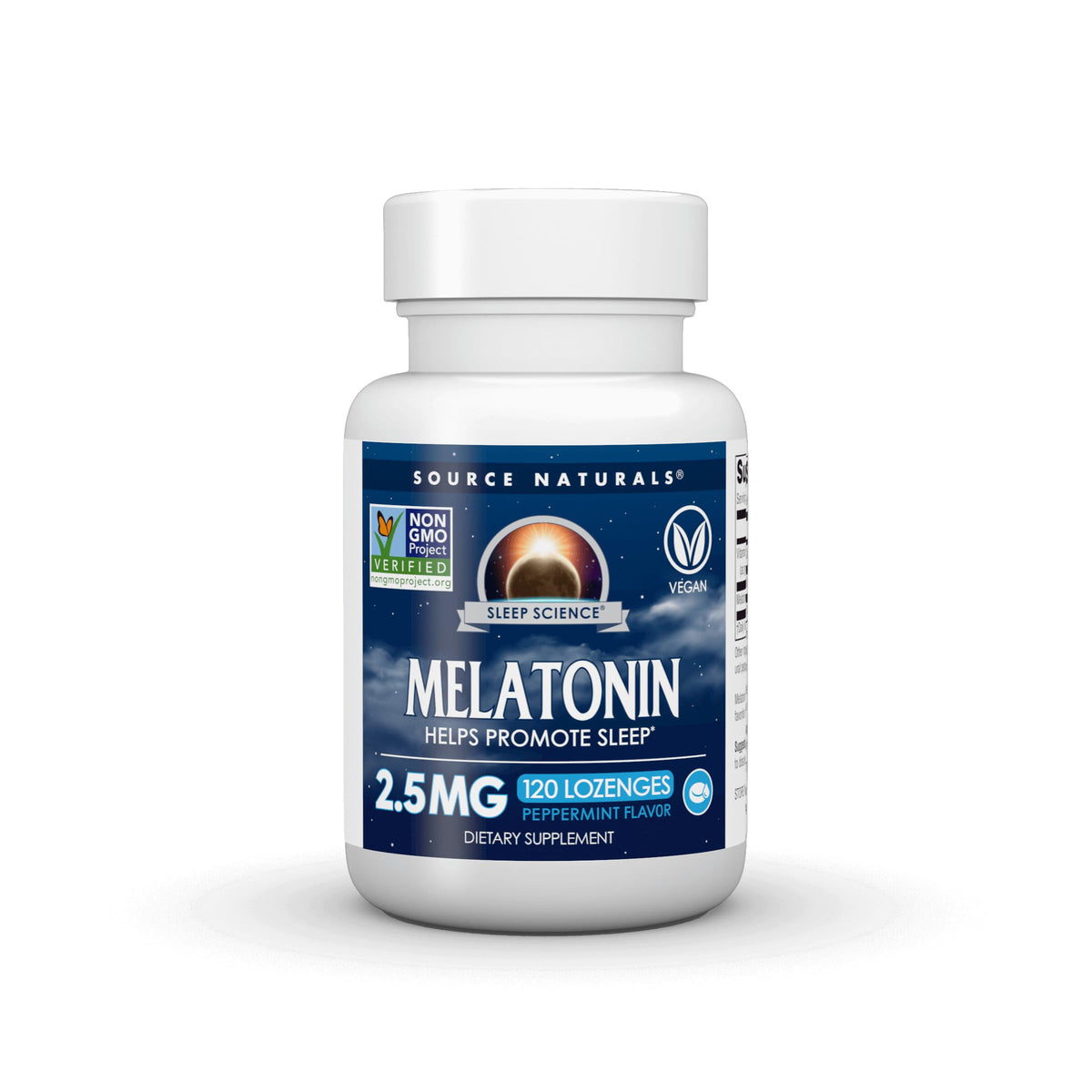 Source Naturals Melatonin 2.5mg, Peppermint