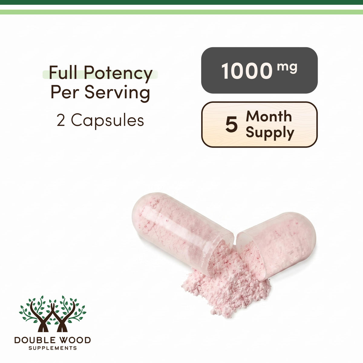 Double Wood Supplements Chromium Picolinate 1000mcg - 300 Capsules - image 8