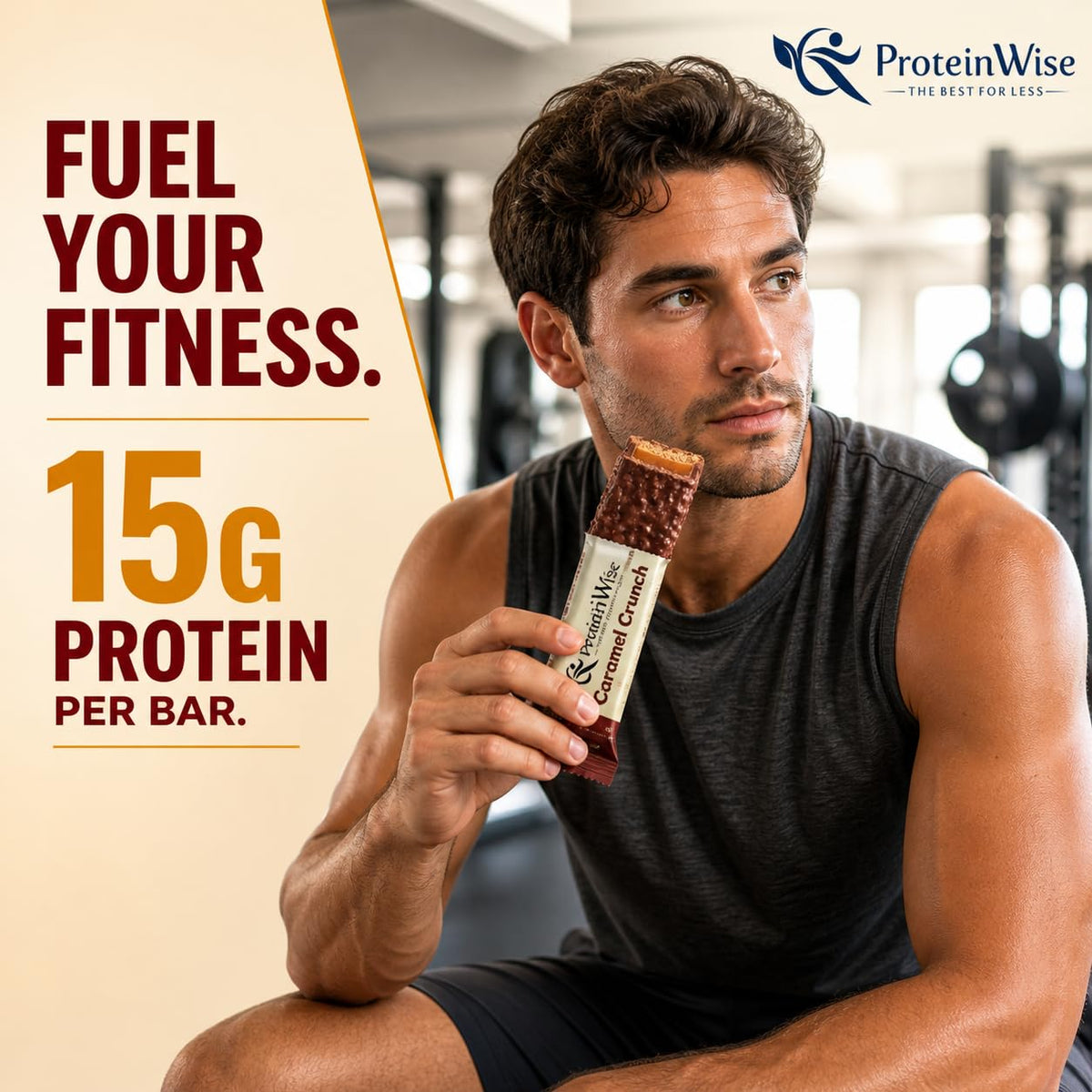 ProteinWise Caramel Crunch Protein Bars, Whey Protein Isolate - 7 Count - image 4