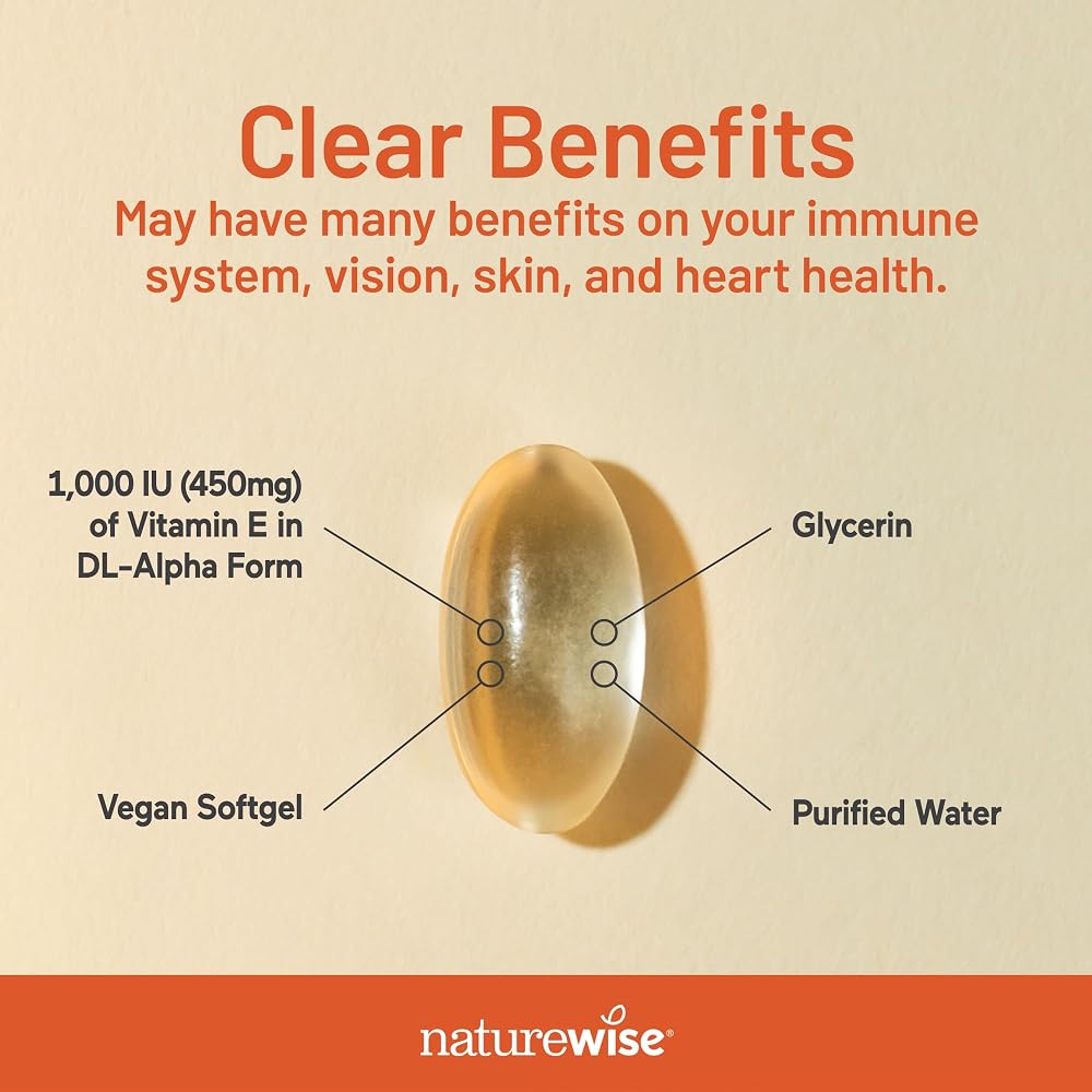 NatureWise Vitamin E 1000 IU Softgels - 120 Count - image 3