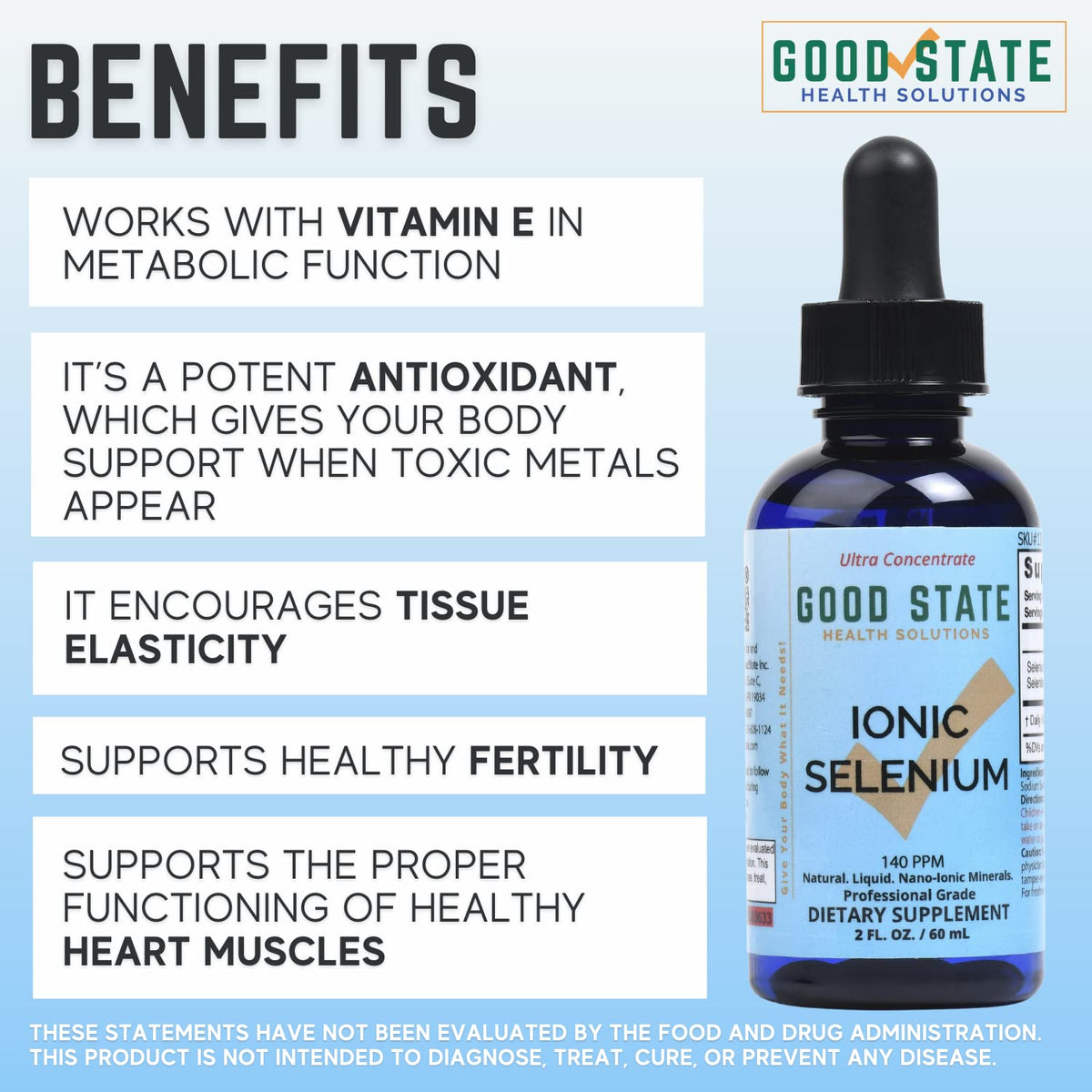 Good State Liquid Ionic Selenium Ultra Concentrate - 100 Servings - image 2