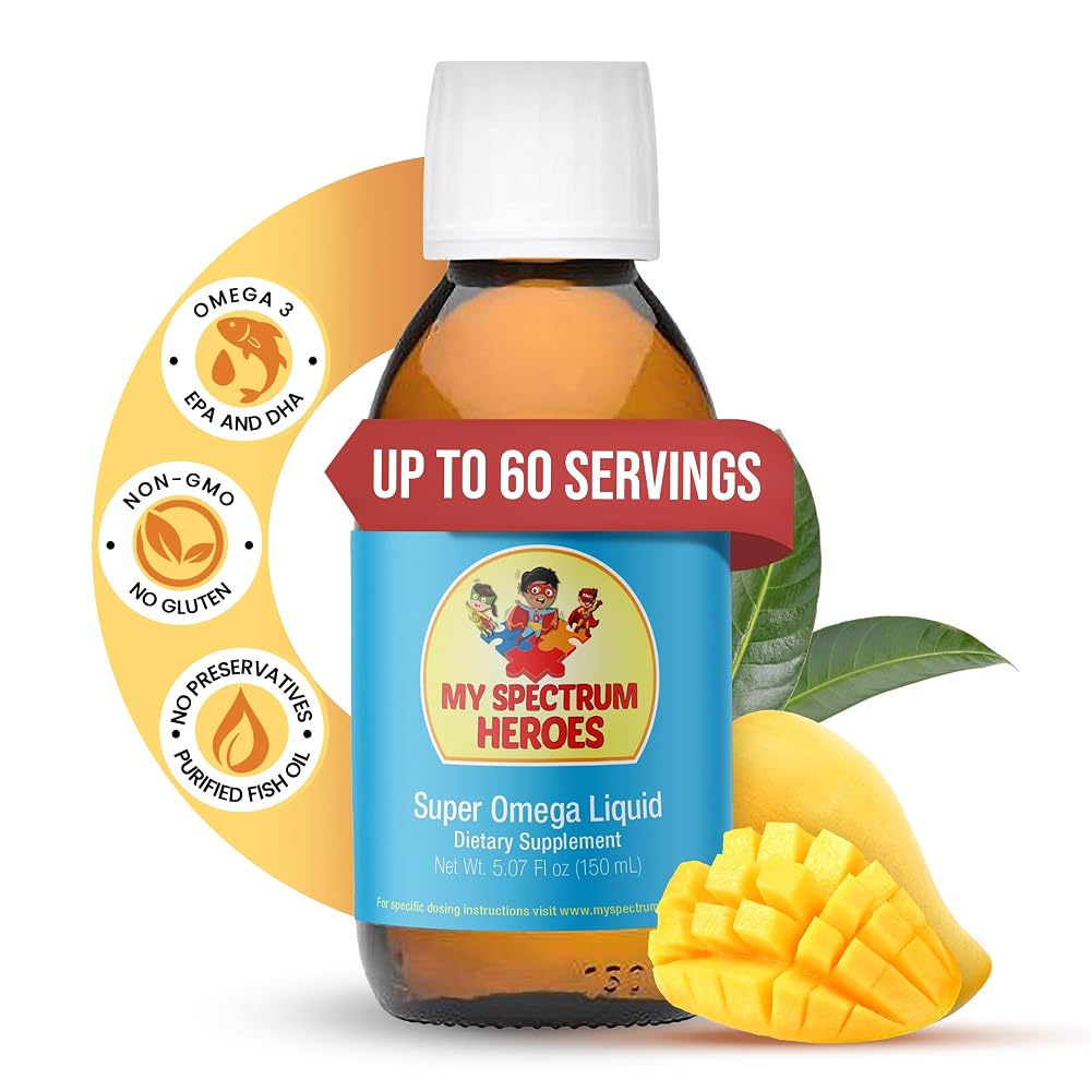 My Spectrum Heroes Omega-3 Fish Oil for Kids & Adults - 5.07 oz