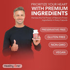 Healthy One Healthy Heart Cardiovascular Support - 120 Capsules - image 7