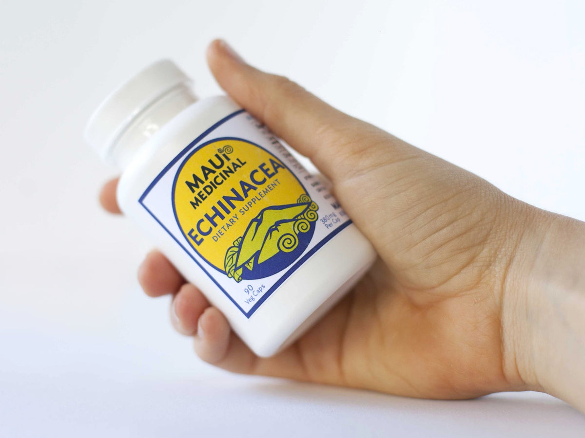 Maui Medicinal Herbs Echinacea Purpurea Root 380 mg - 90 Vegetarian Capsules - image 3