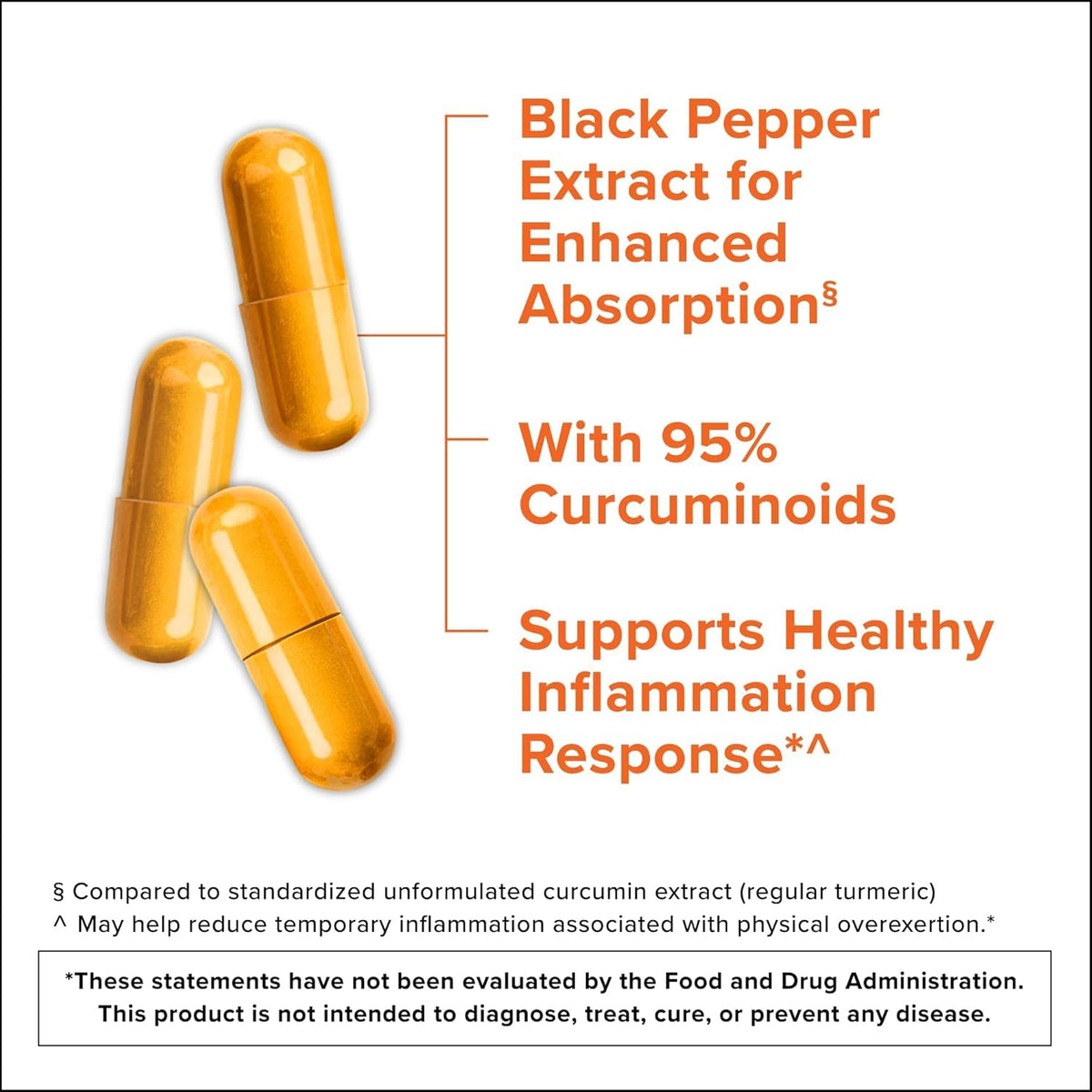 Qunol Turmeric + Black Pepper & Ginger 2400mg - 105 Capsules - image 3