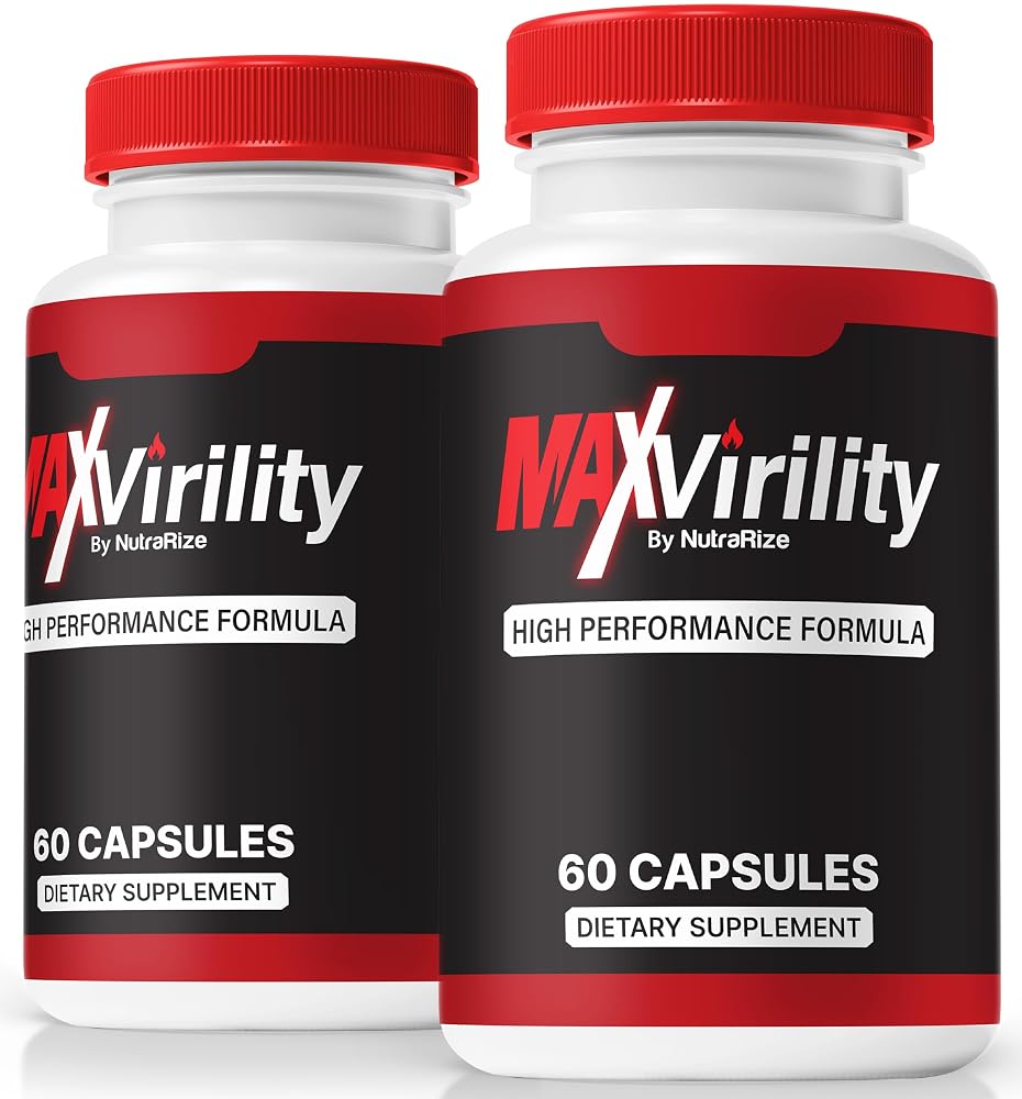 NutraRize MaxVirility Capsules for Men - 120 Capsules