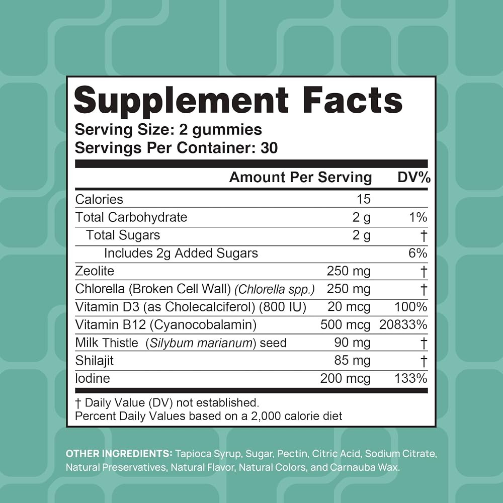 Stay-Well Naturals Total Detox Zeolite Gummies - 60 Count - image 5