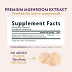 TRIBE ORGANICS Lion's Mane Supplement Capsules - 120 Count - image 3