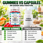 VAITE CoQ10 200mg Gummies with Red Yeast Rice & Magnesium - 60 Gummies - image 5